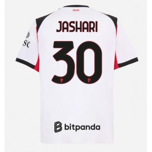 AC Milan Ardon Jashari #30 Jalkapallovaatteet Vieraspaita 2025-26 Lyhythihainen